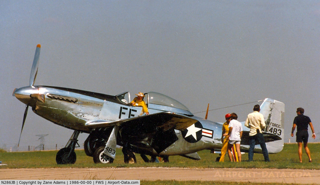 N286JB, 1945 North American P-51D Mustang C/N 4511483, Bob Hoover Pilot