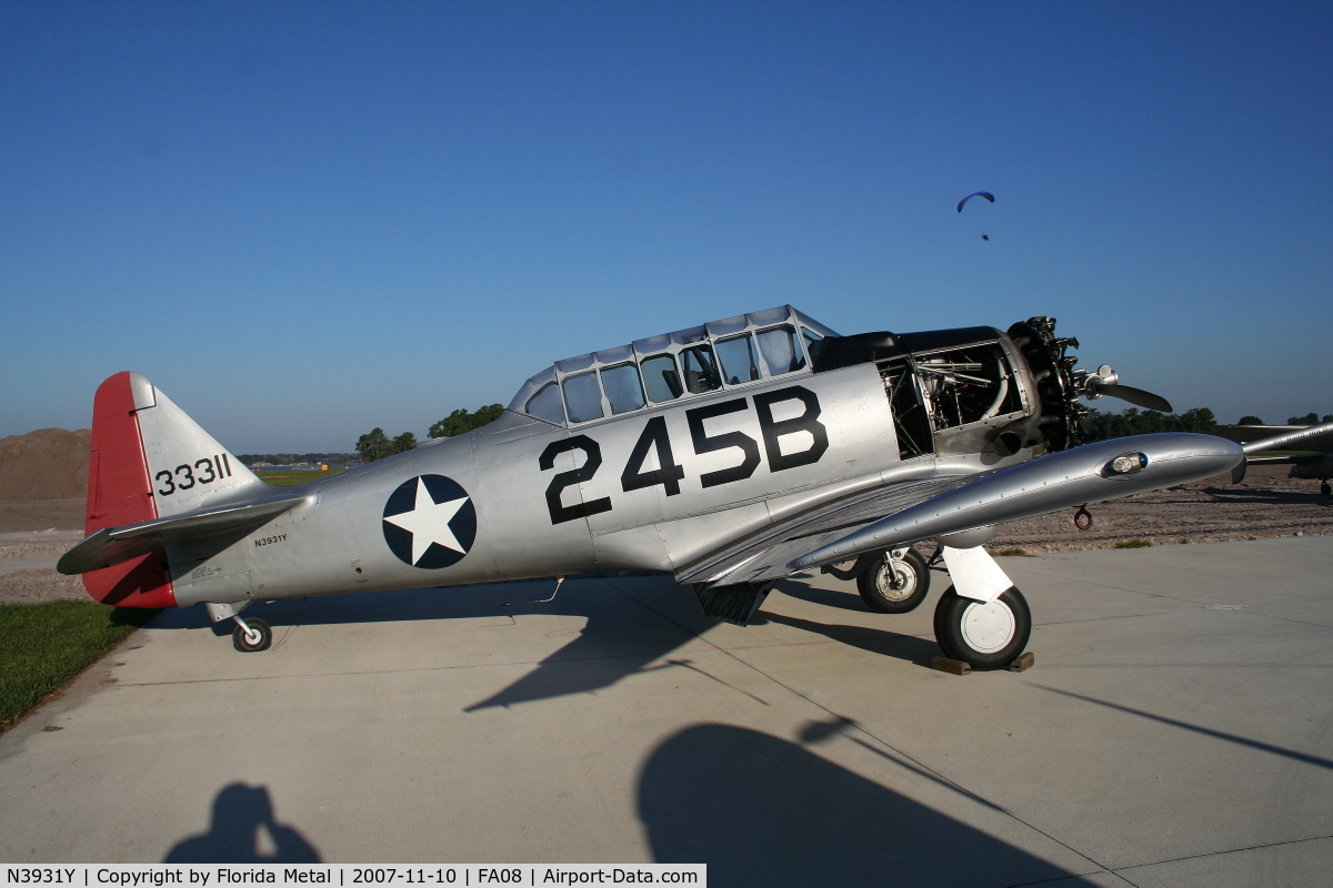 N3931Y, North American T-6G Texan C/N 168-415, AT-6