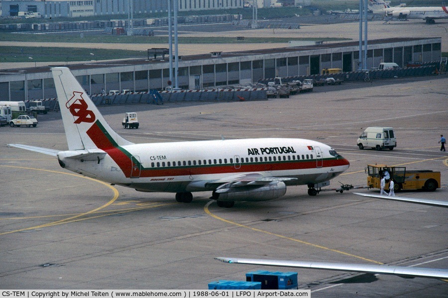 CS-TEM, 1983 Boeing 737-282 C/N 23043, With TAP colors - This aircraft flew with Chanchangi Airlines in 2005
