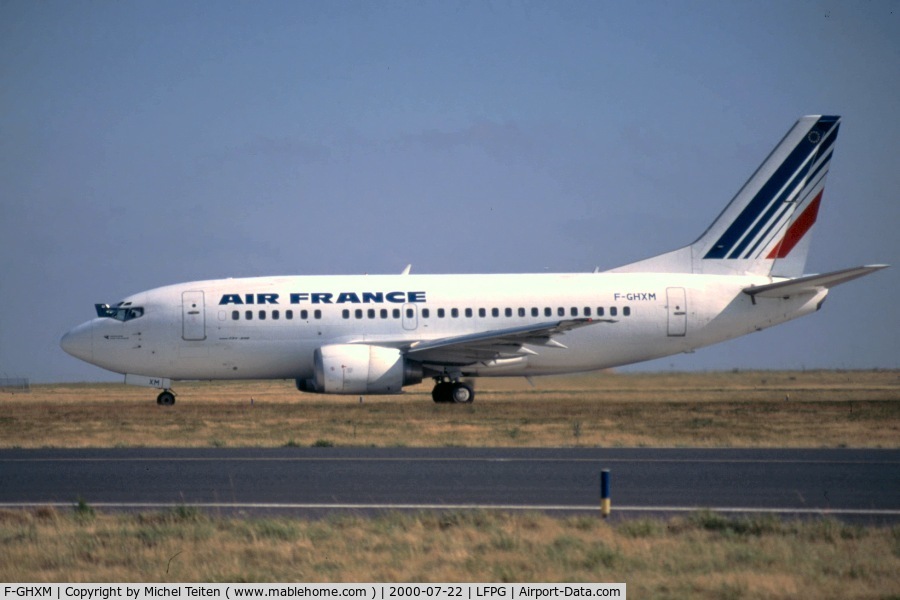 F-GHXM, 1990 Boeing 737-53A C/N 24788, Air France