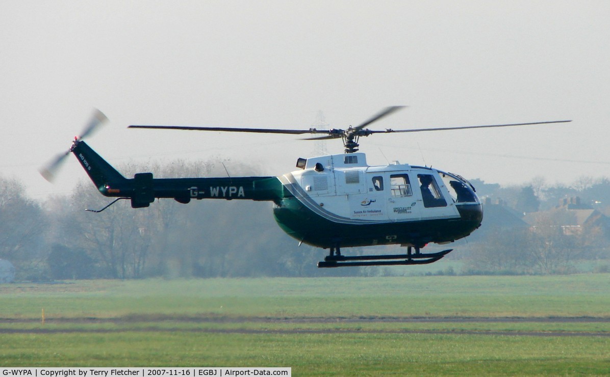 G-WYPA, 1989 MBB Bo.105DBS-4 C/N S.815, Police Helicopter at Gloucestershire (Staverton) Airport