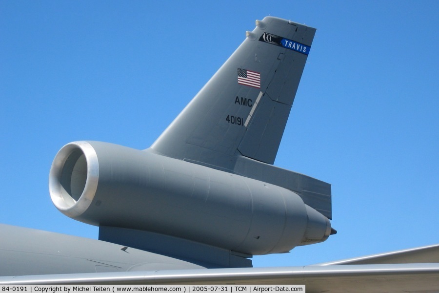 84-0191, 1984 McDonnell Douglas KC-10A Extender C/N 48230, from 60th Air Mobility Wing ( Travis AFB )