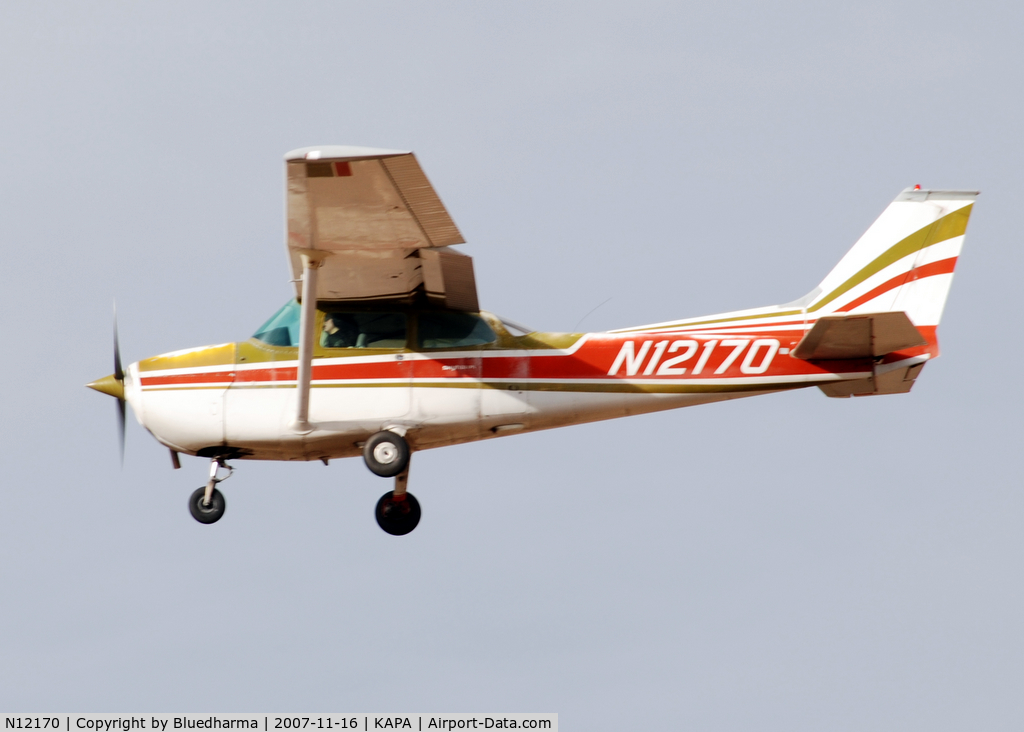 N12170, 1973 Cessna 172M C/N 17261857, Touch and Go on 17R... Landing on 17L