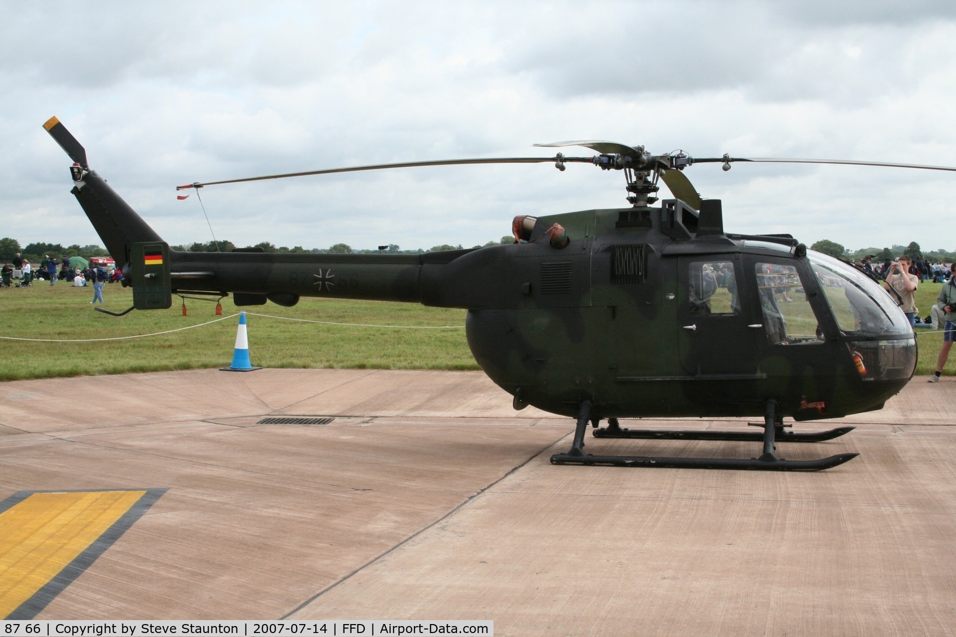 87 66, MBB Bo.105P C/N 6166, Royal International Air Tattoo 2007