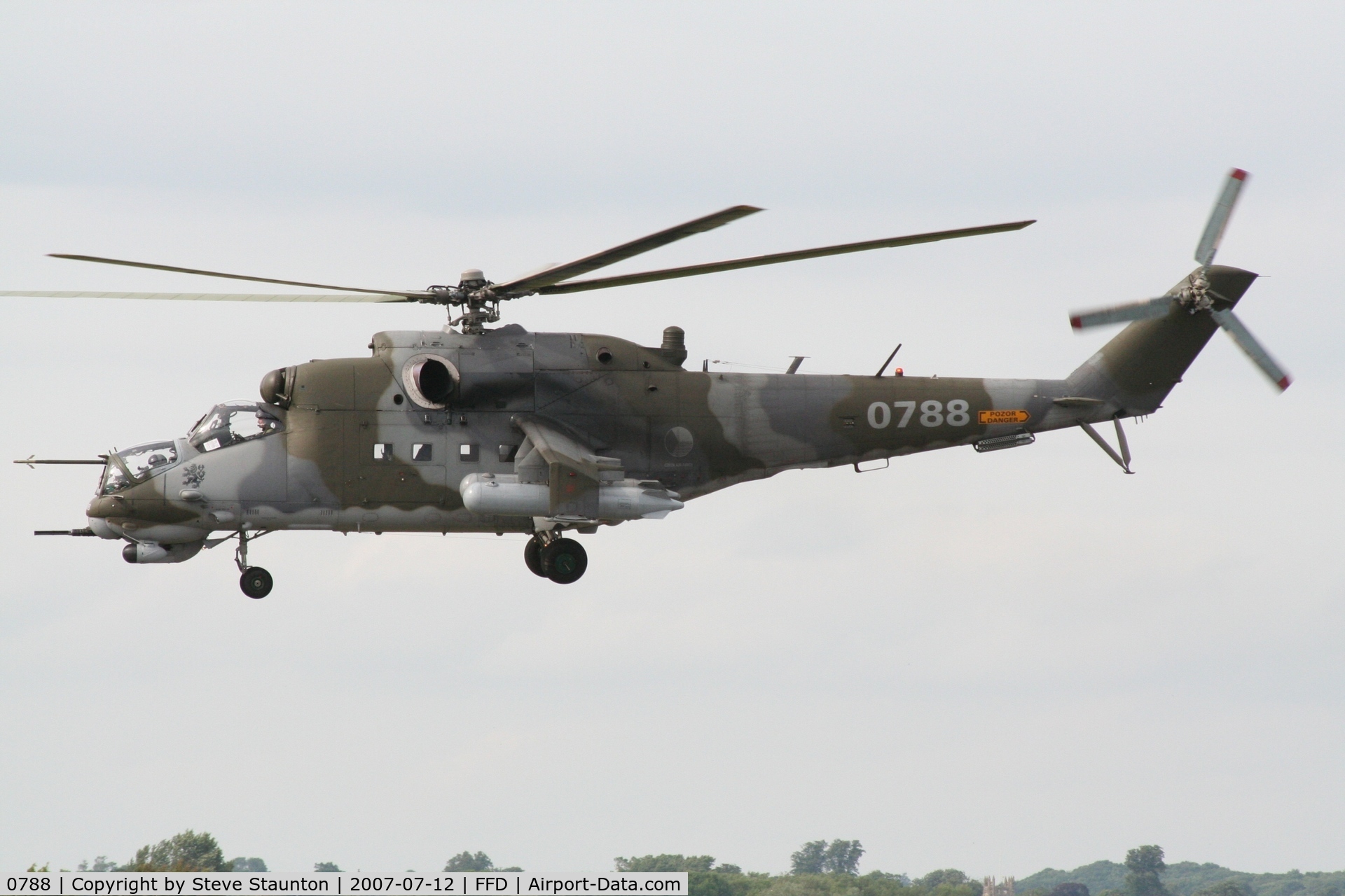 0788, Mil Mi-24V Hind E C/N 730788, Royal International Air Tattoo 2007
