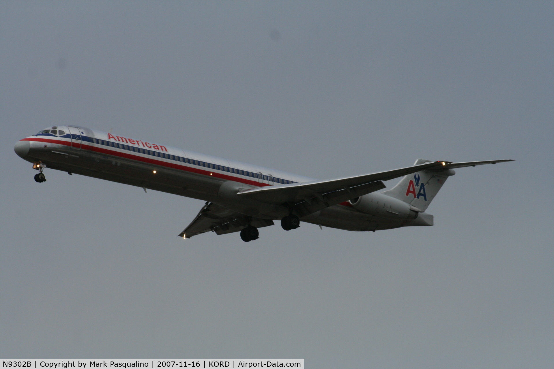 N9302B, 1987 McDonnell Douglas MD-83 (DC-9-83) C/N 49528, MD-83