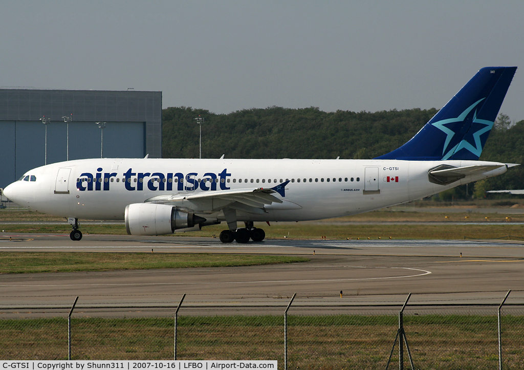 C-GTSI, 1991 Airbus A310-308 C/N 595, Line up rwy 14L for departure