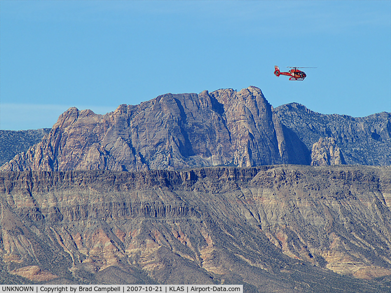 UNKNOWN, Helicopters Various C/N unknown, Red Rock Canyon in background