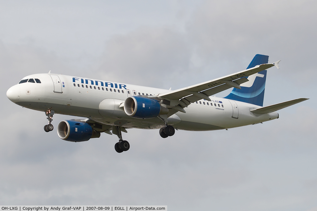 OH-LXG, 2002 Airbus A320-214 C/N 1735, Finnair A320