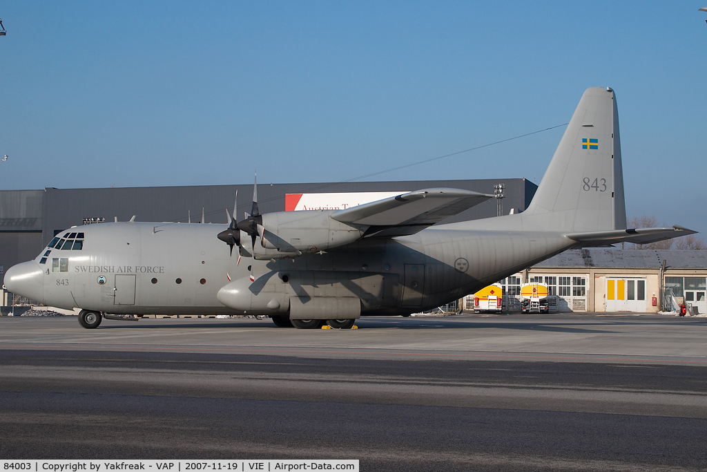 84003, Lockheed C-130H Hercules C/N 382-4628, Swedish Air Force Lockheed C130 Hercules