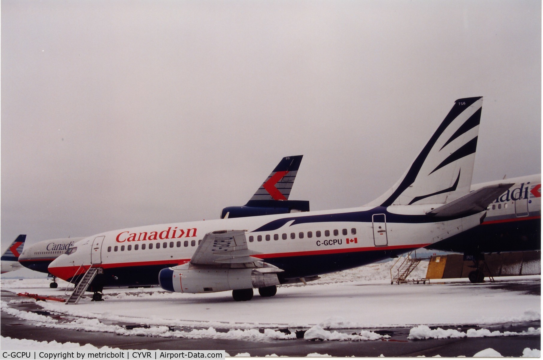 C-GCPU, 1988 Saab SF340A C/N 340A-140, In Canadian Airlines 