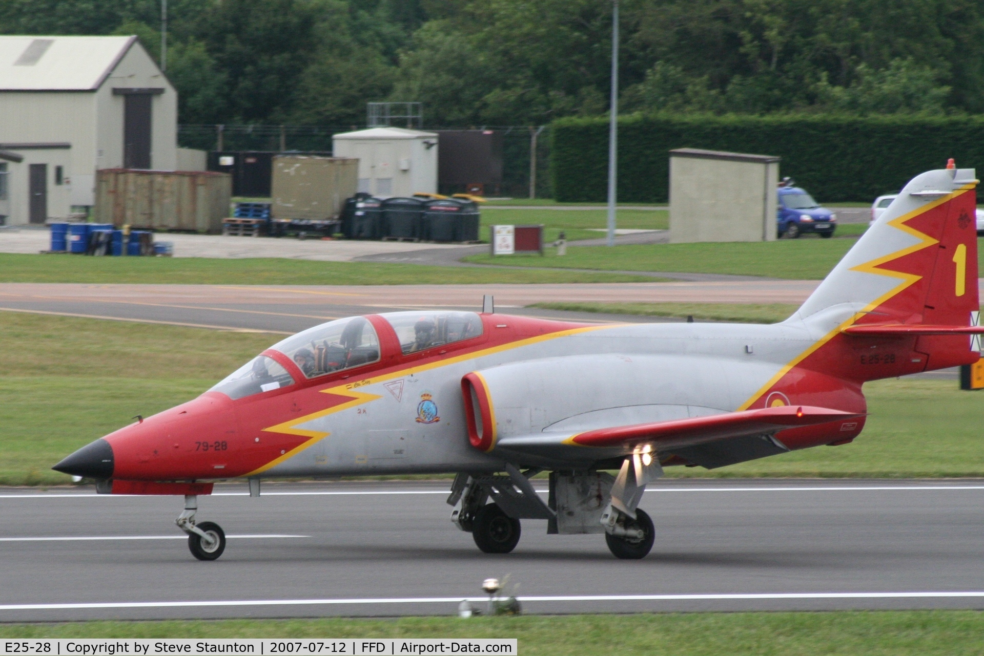 E25-28, CASA C-101EB Aviojet C/N EB01-28-028, Royal International Air Tattoo 2007