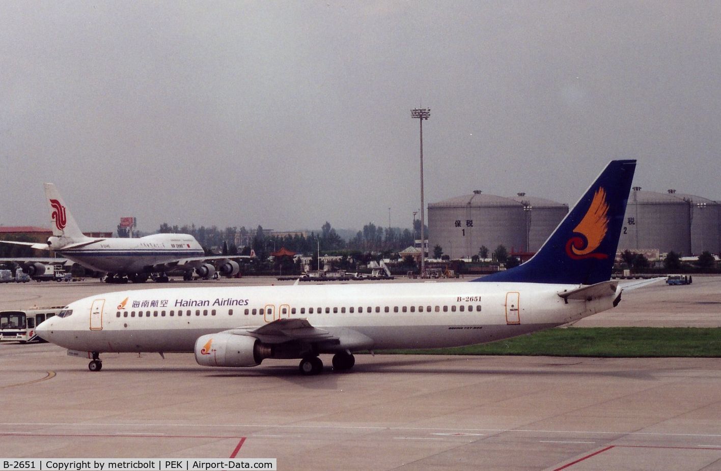 B-2651, 2000 Boeing 737-84P C/N 30474, at Beijing Capital Airport,China,Aug.2005