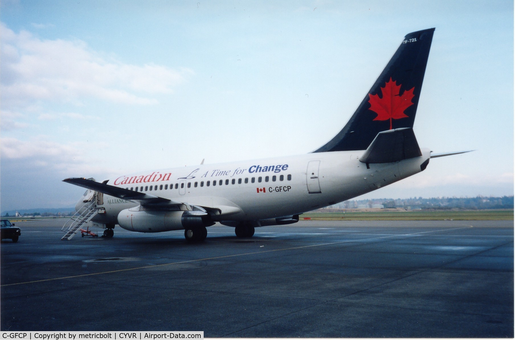 C-GFCP, 1982 Boeing 737-217 C/N 22659, Chartered by the Alliance Party for their election campaign
