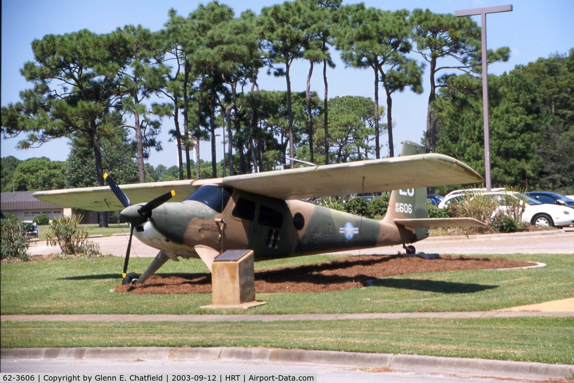 62-3606, 1962 Helio U-10A Super Courier C/N 540, U-10A at Hurlburt Field Air Park