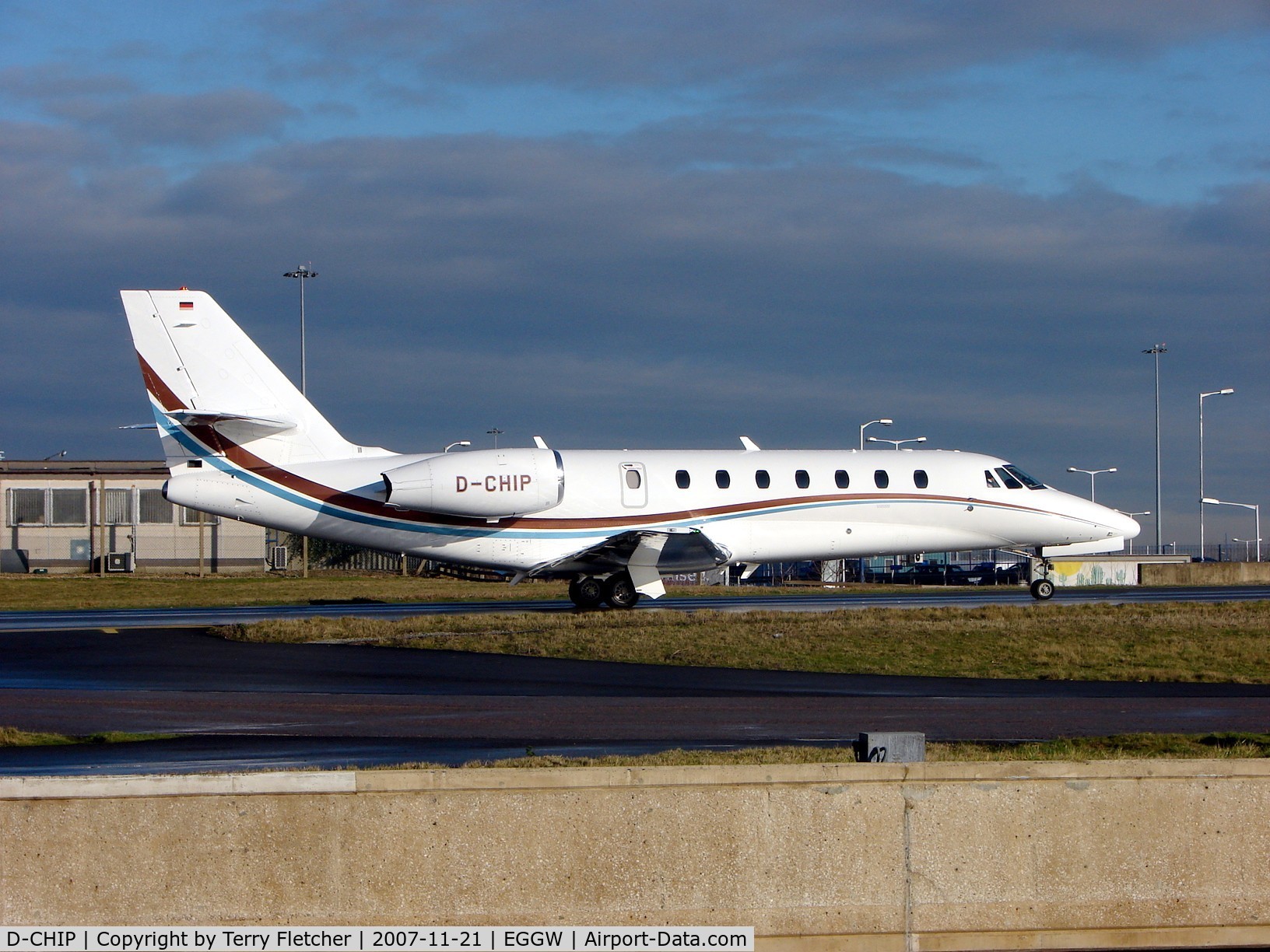 D-CHIP, 2007 Cessna 680 Citation Sovereign C/N 680-0156, New Sovereign at Luton