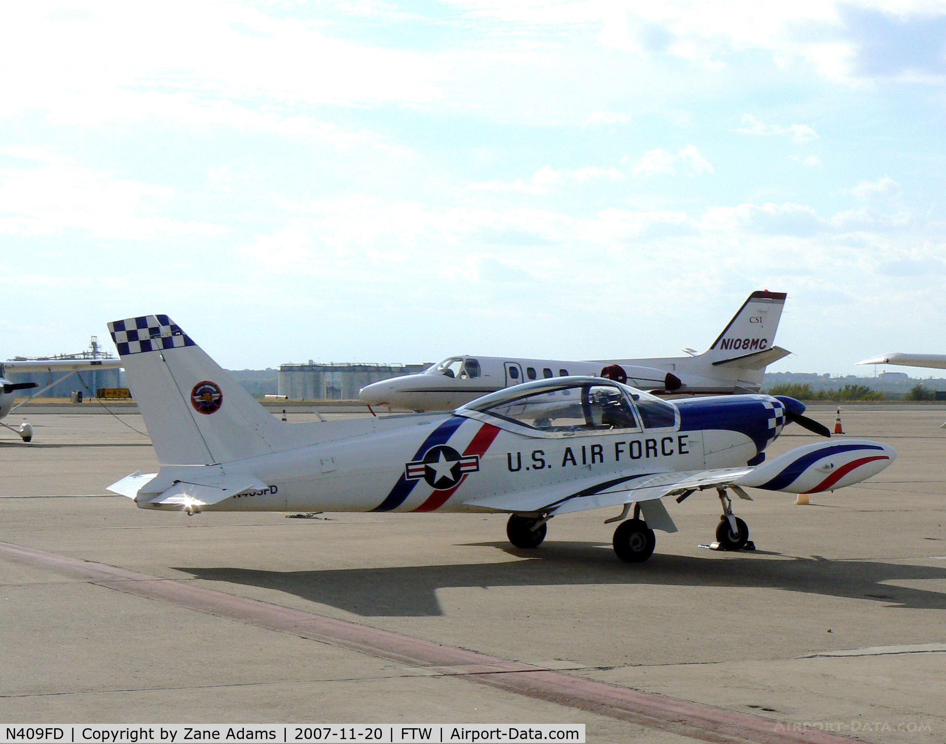 N409FD, 1987 SIAI-Marchetti F-260C C/N 726, Air Combat USA at Meacham Field