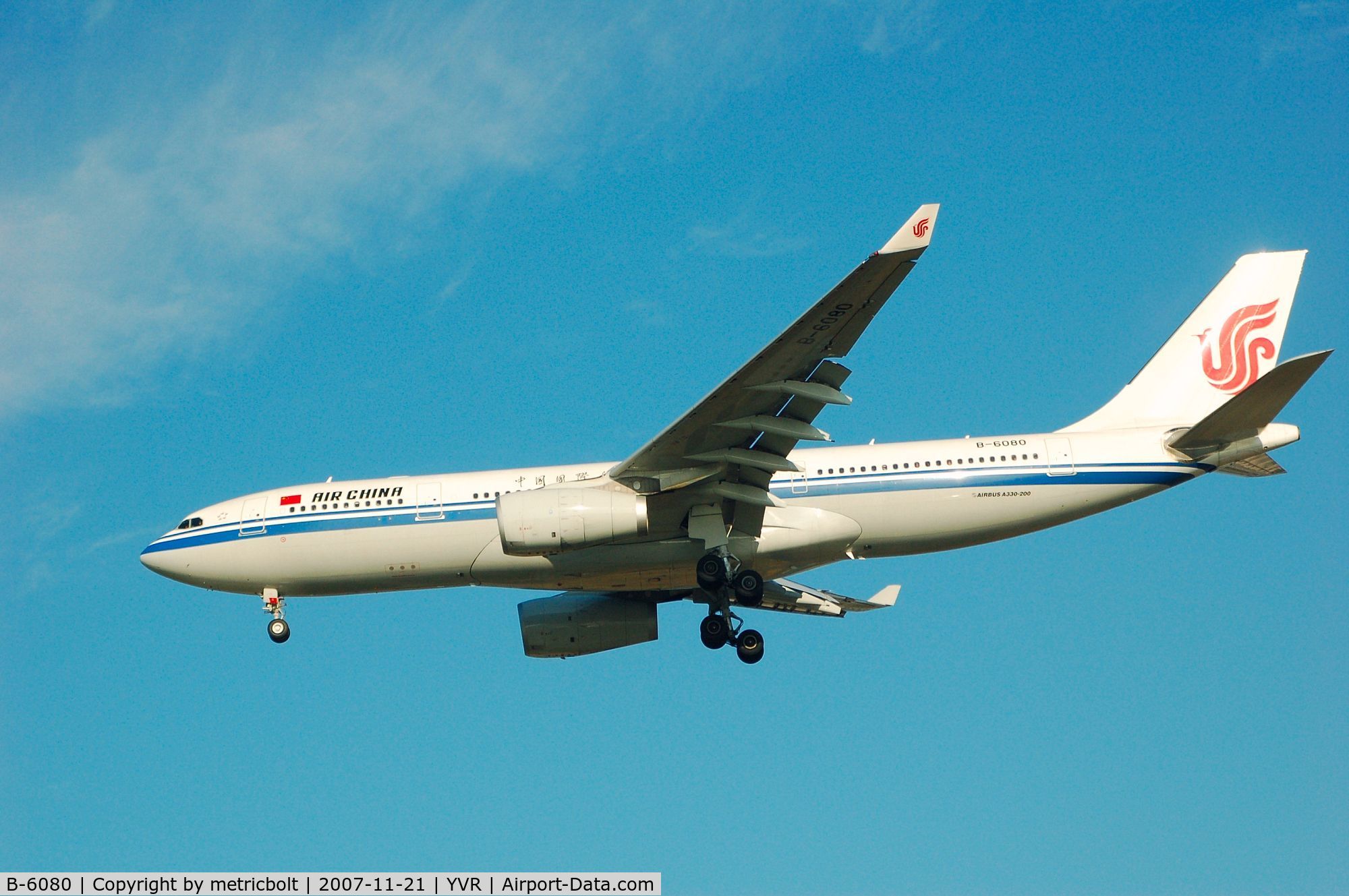 B-6080, 2007 Airbus A330-243 C/N 815, Arriving from Beijing,Nov.2007 as flt CA991