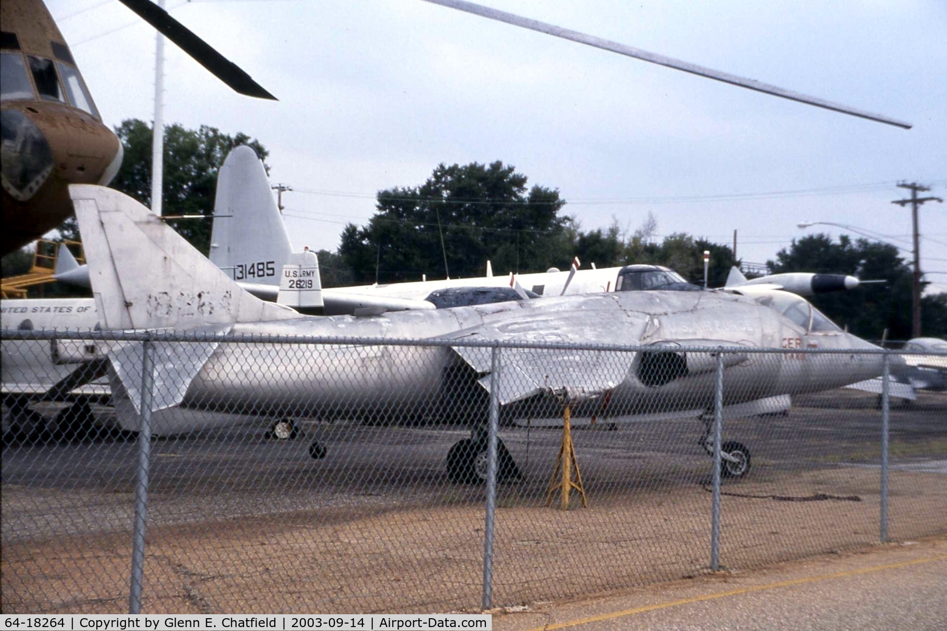 64-18264, 1964 Hawker Siddeley XV-6A Kestrel C/N Not found XS690/64-18264, Kestrel at the Army Aviation Museum storage yard