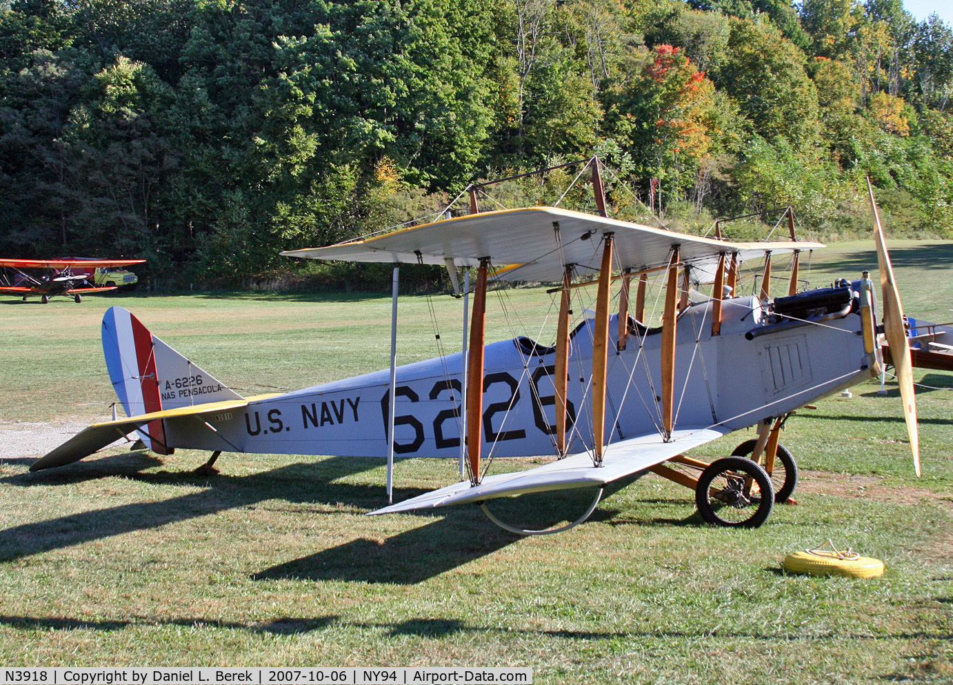 N3918, 1919 Curtiss JN-4H Jenny C/N 3919, Old Rhinebeck is home to this lovely old Jenny.