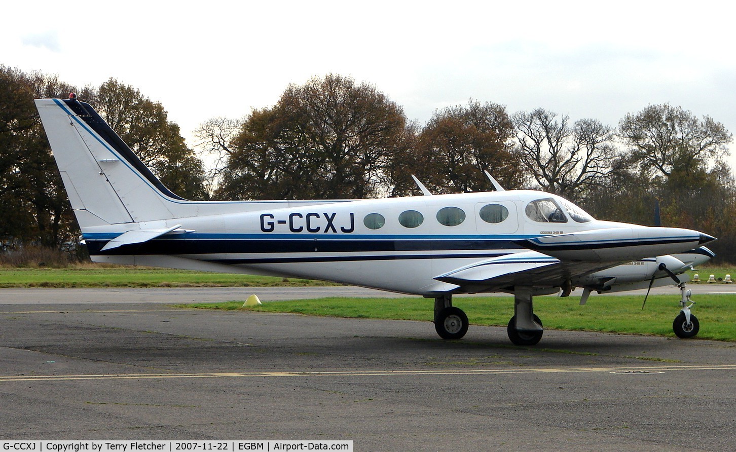 G-CCXJ, 1980 Cessna 340A C/N 340A0912, Visitor to Tatenhill