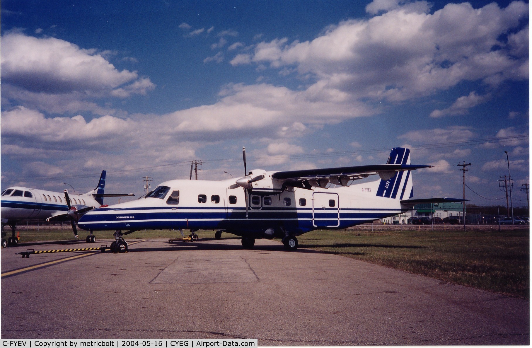 C-FYEV, 1987 Dornier 228-202 C/N 8133, Alta Flights is a charter airline based in Edmonton,Alta.