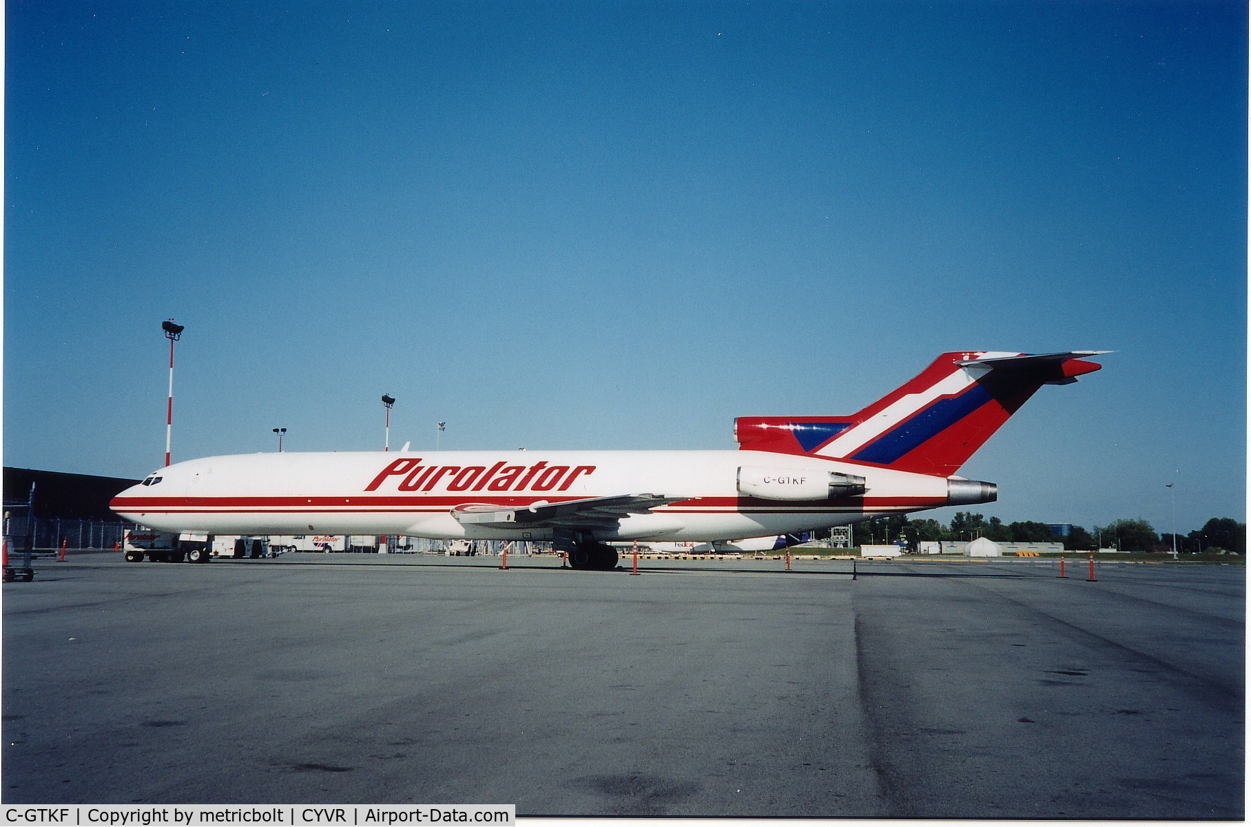 C-GTKF, 1979 Boeing 727-225 C/N 21580, Taken at YVR in June of 2002