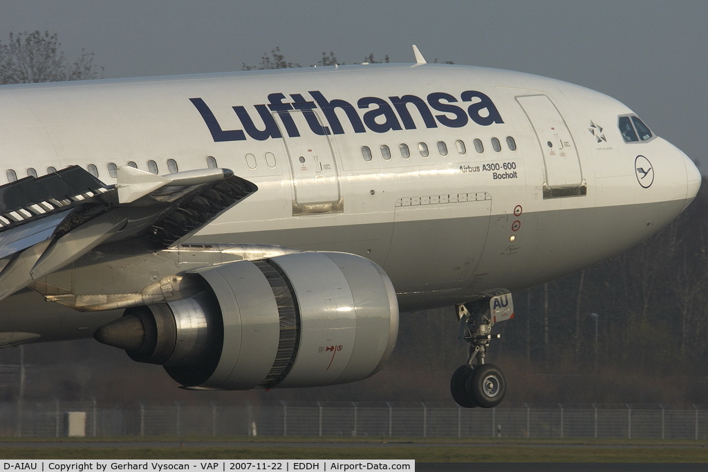 D-AIAU, 1992 Airbus A300B4-603 C/N 623, macro-shot