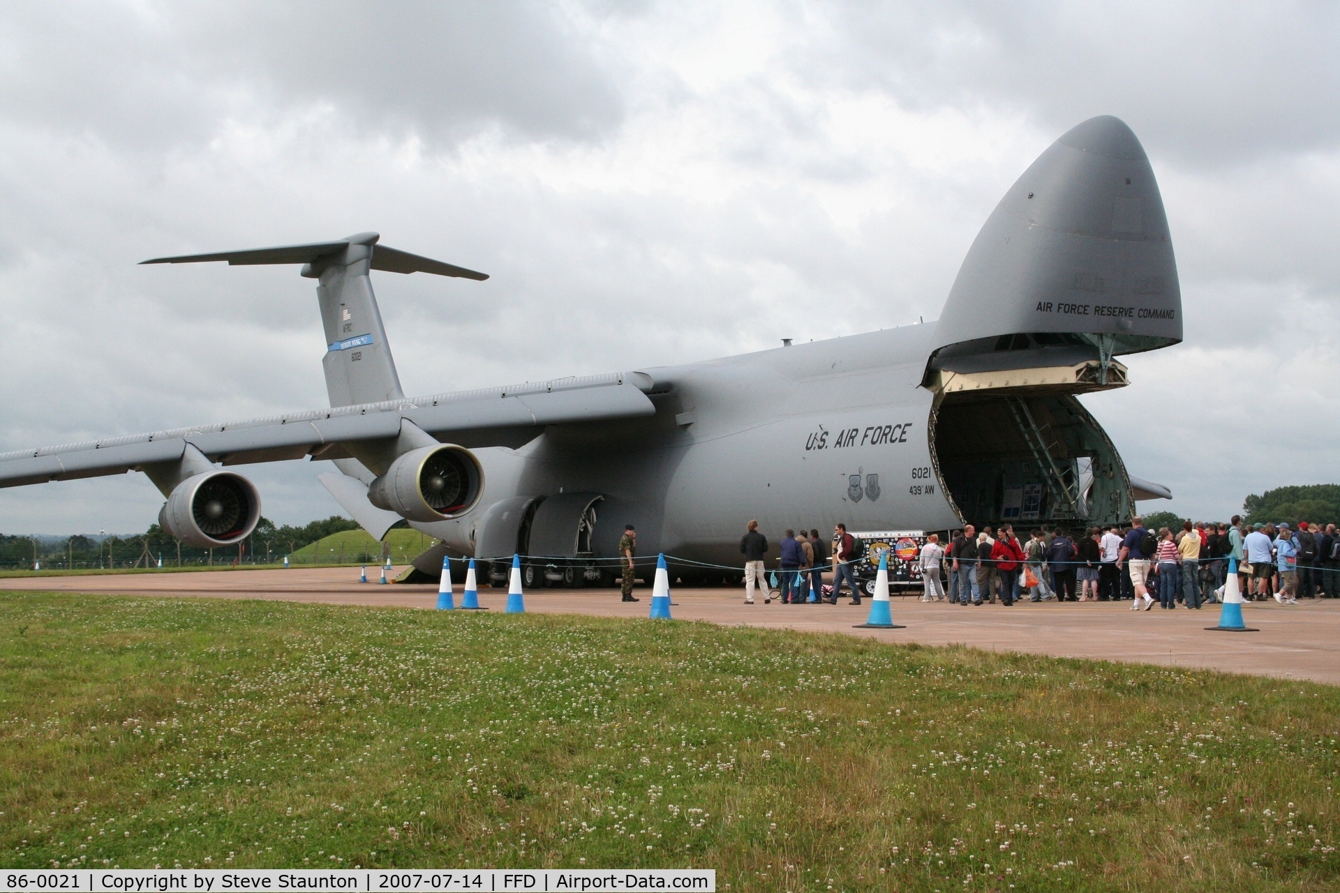 86-0021, Lockheed C-5(B)M Super Galaxy C/N 500-107, Royal International Air Tattoo 2007