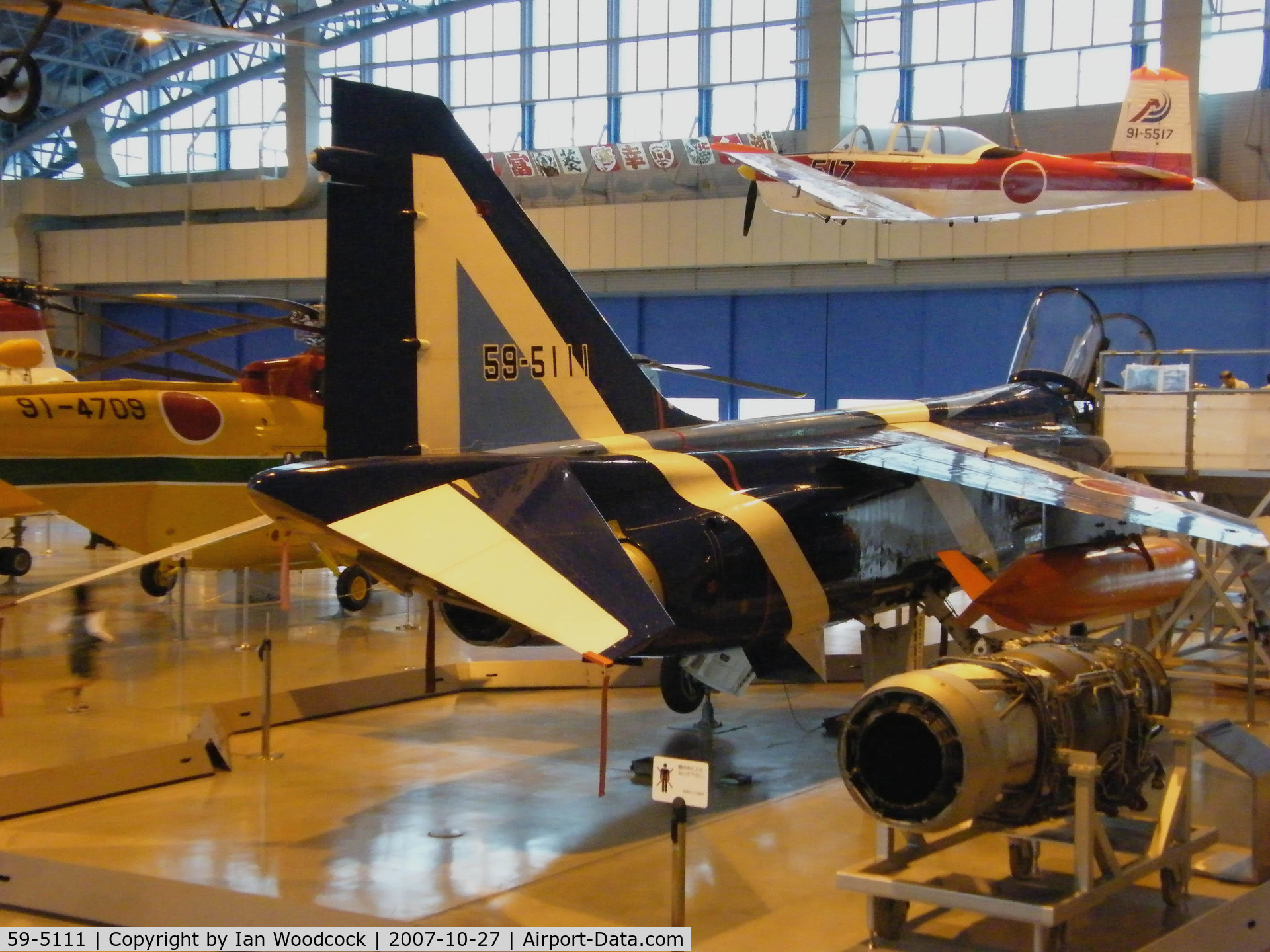 59-5111, Mitsubishi T-2 C/N 011, Mitsubishi T2/Hamamatsu,JASDF Museum,Preserved