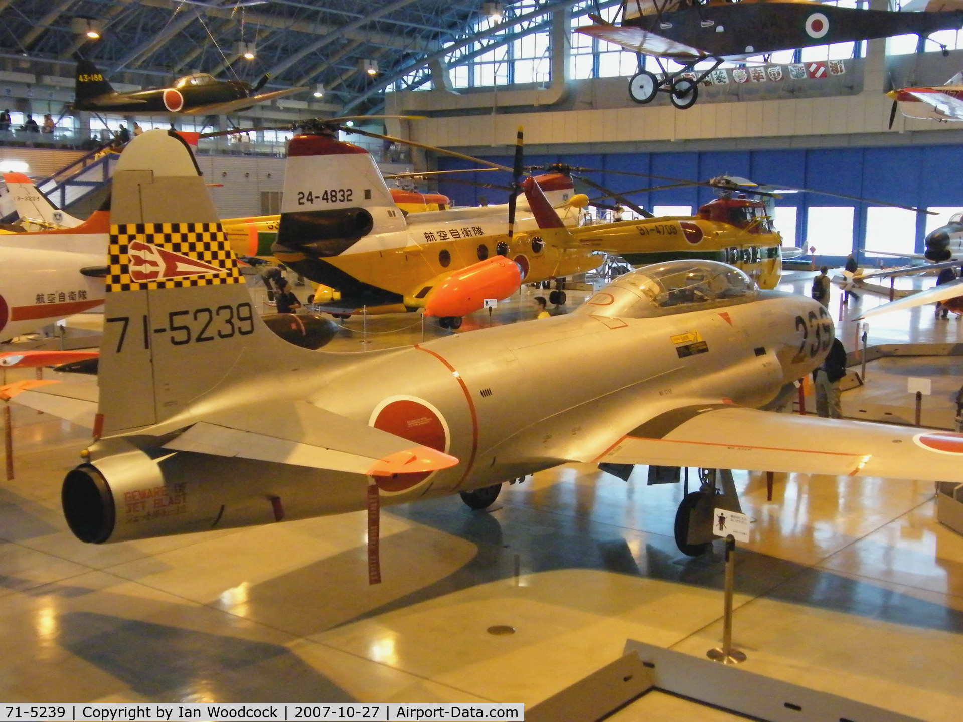 71-5239, 1955 Lockheed T-33A Shooting Star C/N KAC1039, T-33A/Hamamatsu,JASDF Museum,Preserved