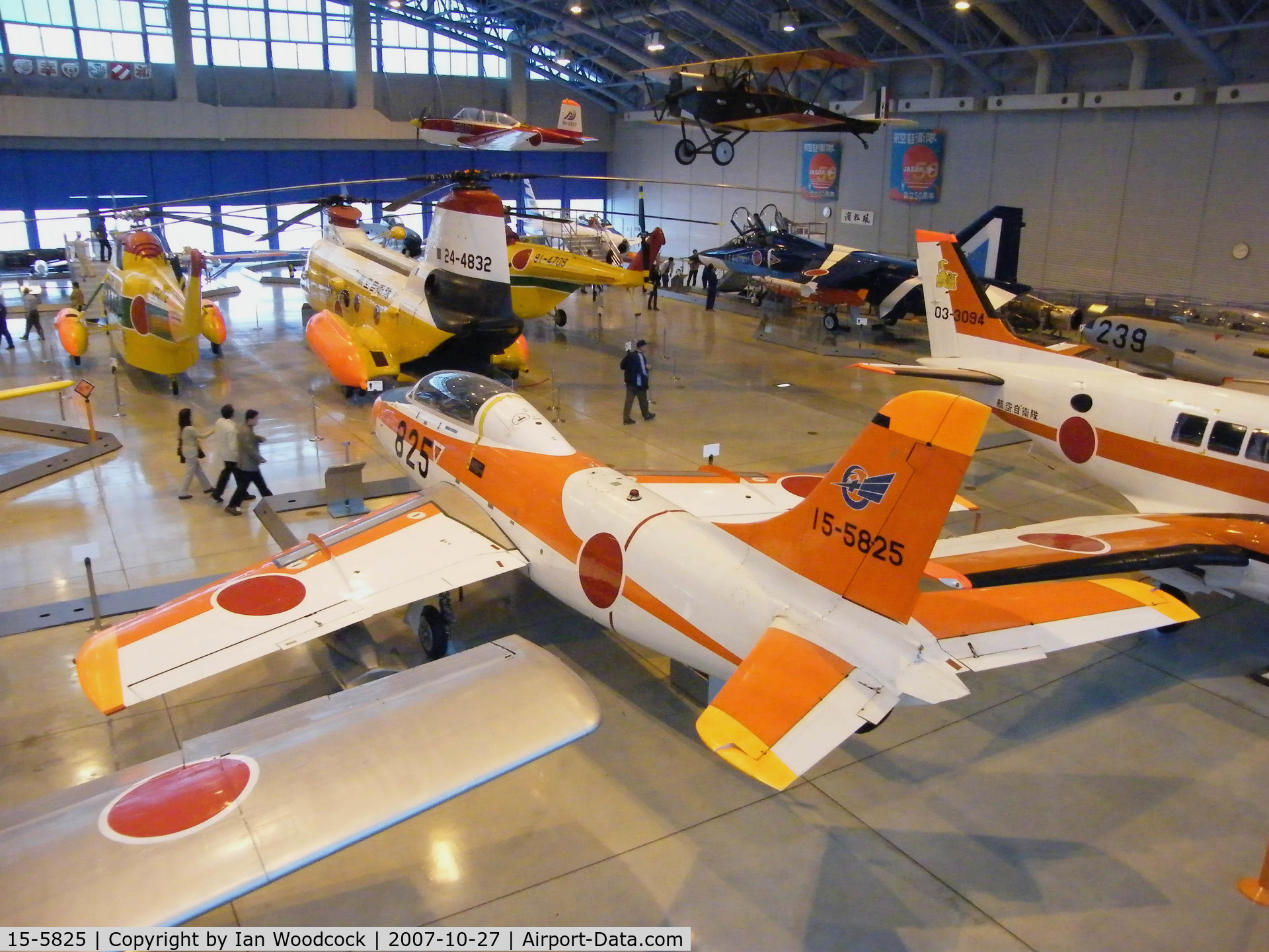 15-5825, Fuji T-1B C/N JT55, Fuji T-1B/Hamamatsu,JASDF Museum,Preserved