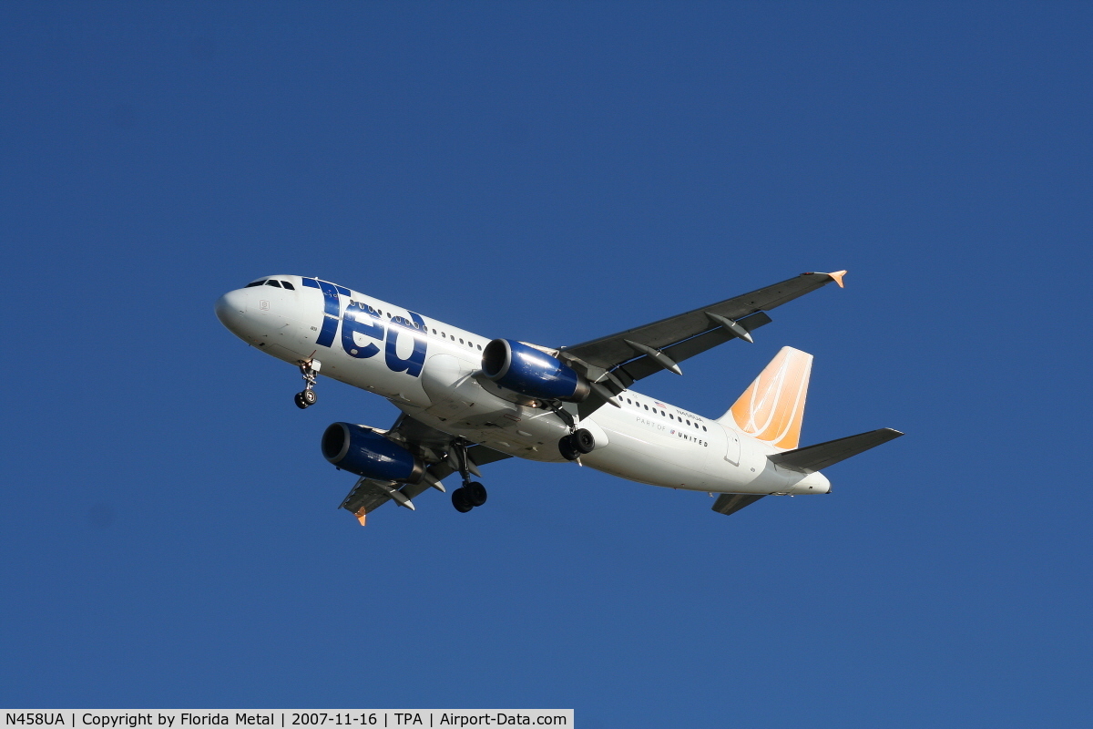 N458UA, 2000 Airbus A320-232 C/N 1163, Ted