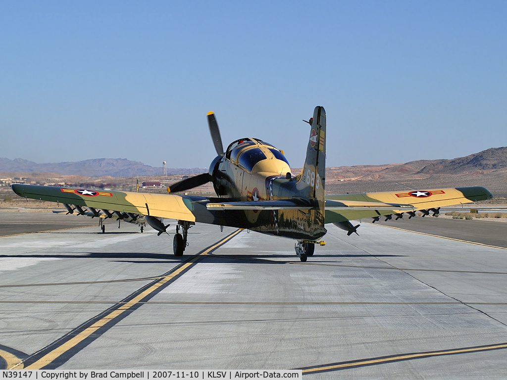 N39147, Douglas AD-5 (A-1E) Skyraider C/N 9540, Privately Owned - Sugar City, Idaho / Douglas SKYRAIDER AD-5(A-1E)