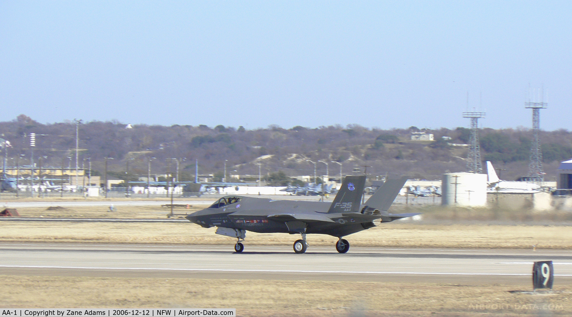 AA-1, 2006 Lockheed Martin F-35A Lightning II C/N AA-1, High Speed Taxi Test
