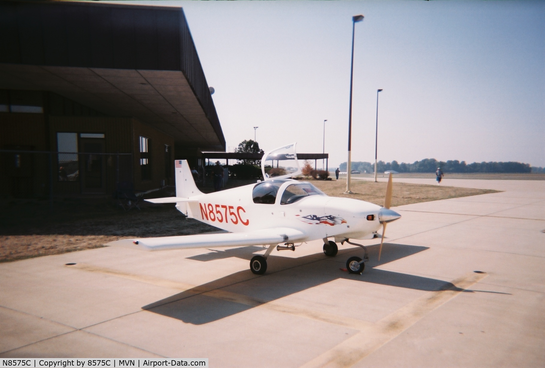 N8575C, Rand Robinson KR-2 C/N KR-2 8033, Aircraft on the Ramp at MVN