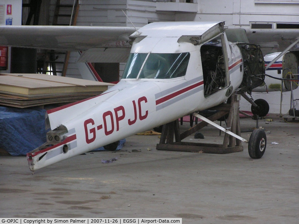 G-OPJC, 1979 Cessna 152 C/N 152-82280, Cessna 152 on overhaul at Stapleford