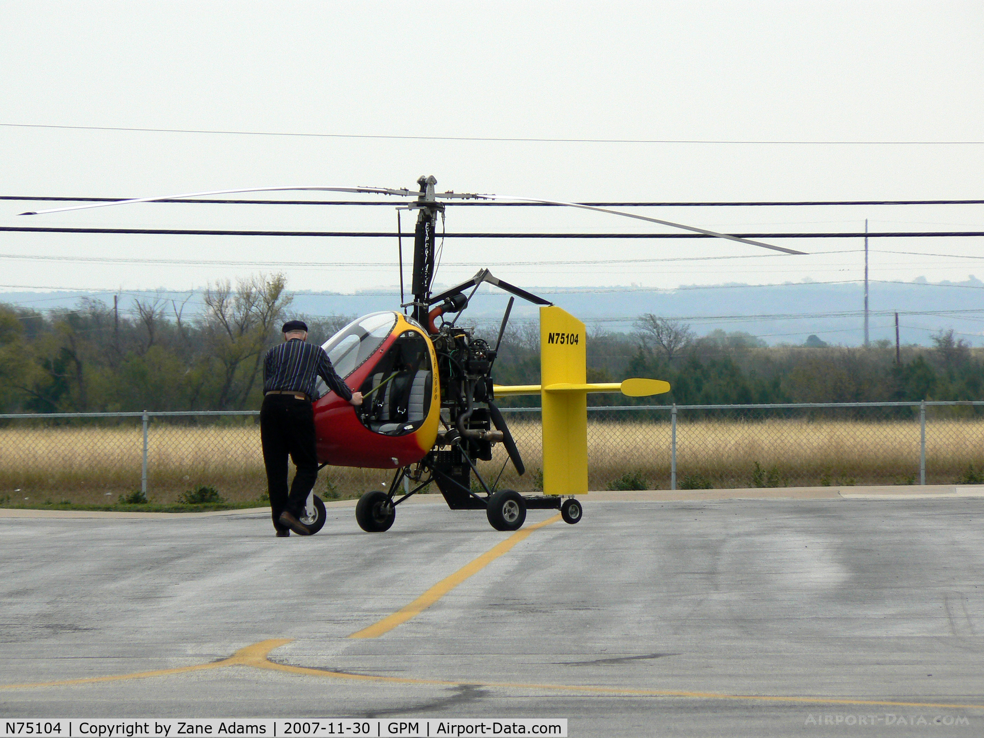 N75104, 2007 Foster Henry S FOXFIRE 1 C/N 64052006, Nice Gyrocopter! At Grand Prairie Municipal