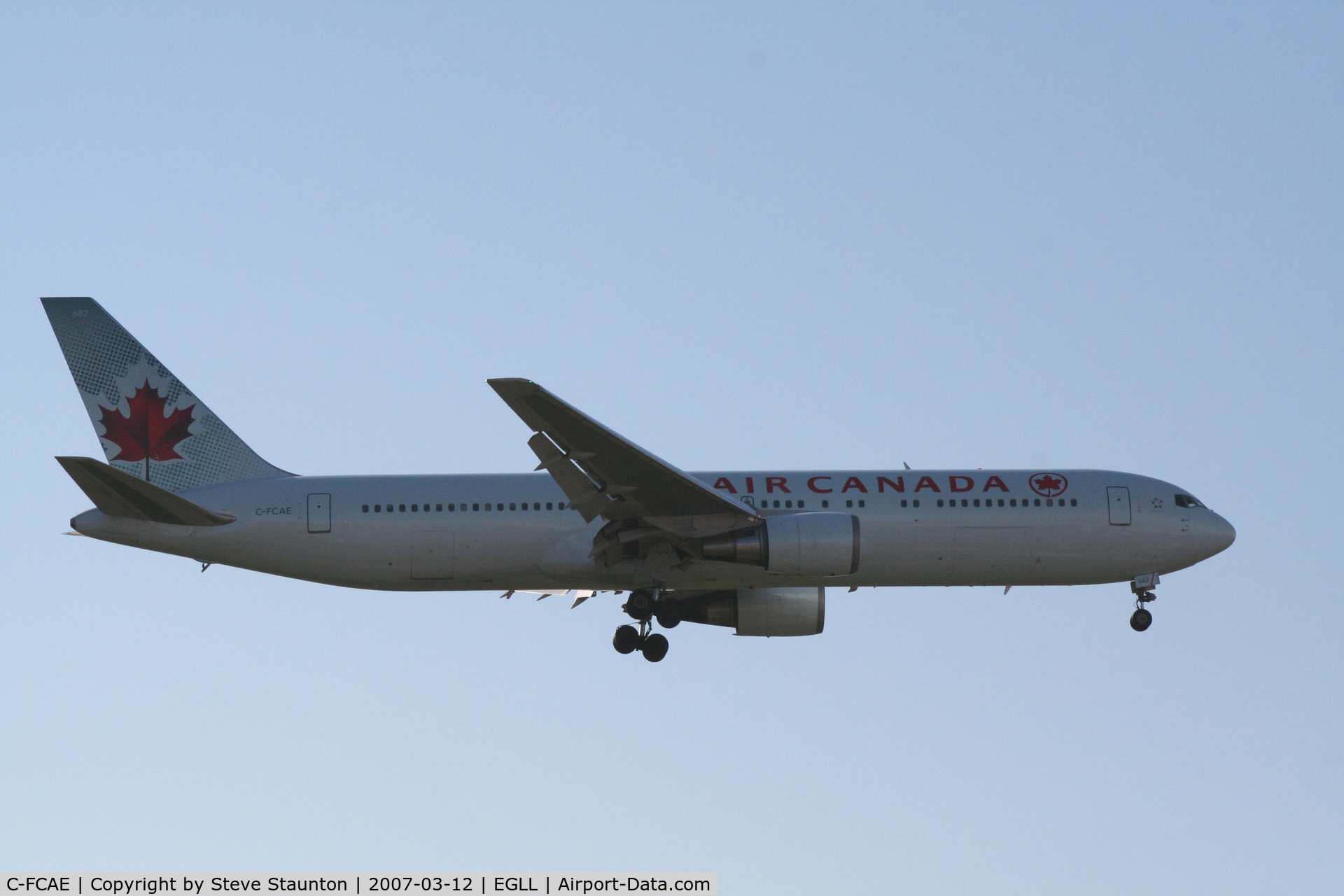 C-FCAE, 1988 Boeing 767-375/ER C/N 24083, Taken at Heathrow Airport March 2007