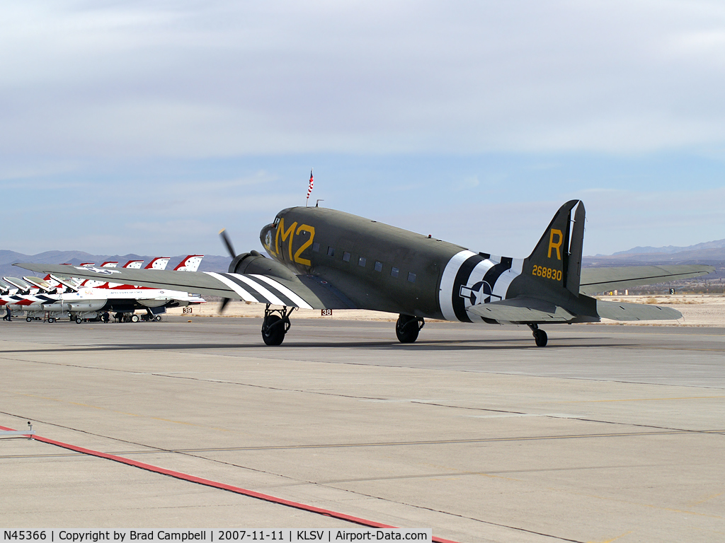 N45366, 1943 Douglas C-53D-DO Skytrooper (DC-3A) C/N 11757, American Airpower Heritage Flying Museum - Midland, Texas. 1943 Douglas C-53D Skytrooper (DC-3A-457)