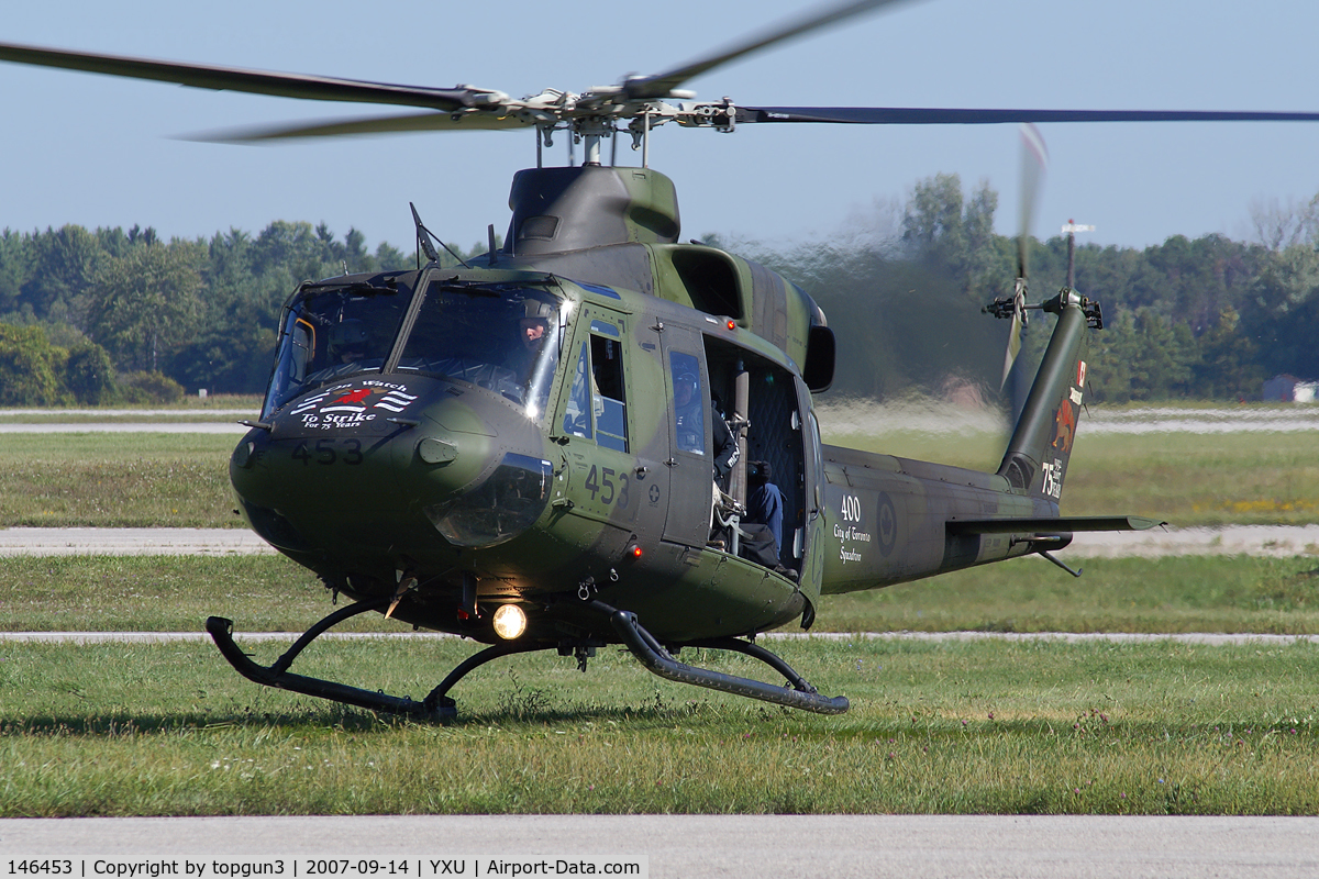 146453, Bell CH-146 Griffon C/N 46453, Arriving onto Ramp 3
