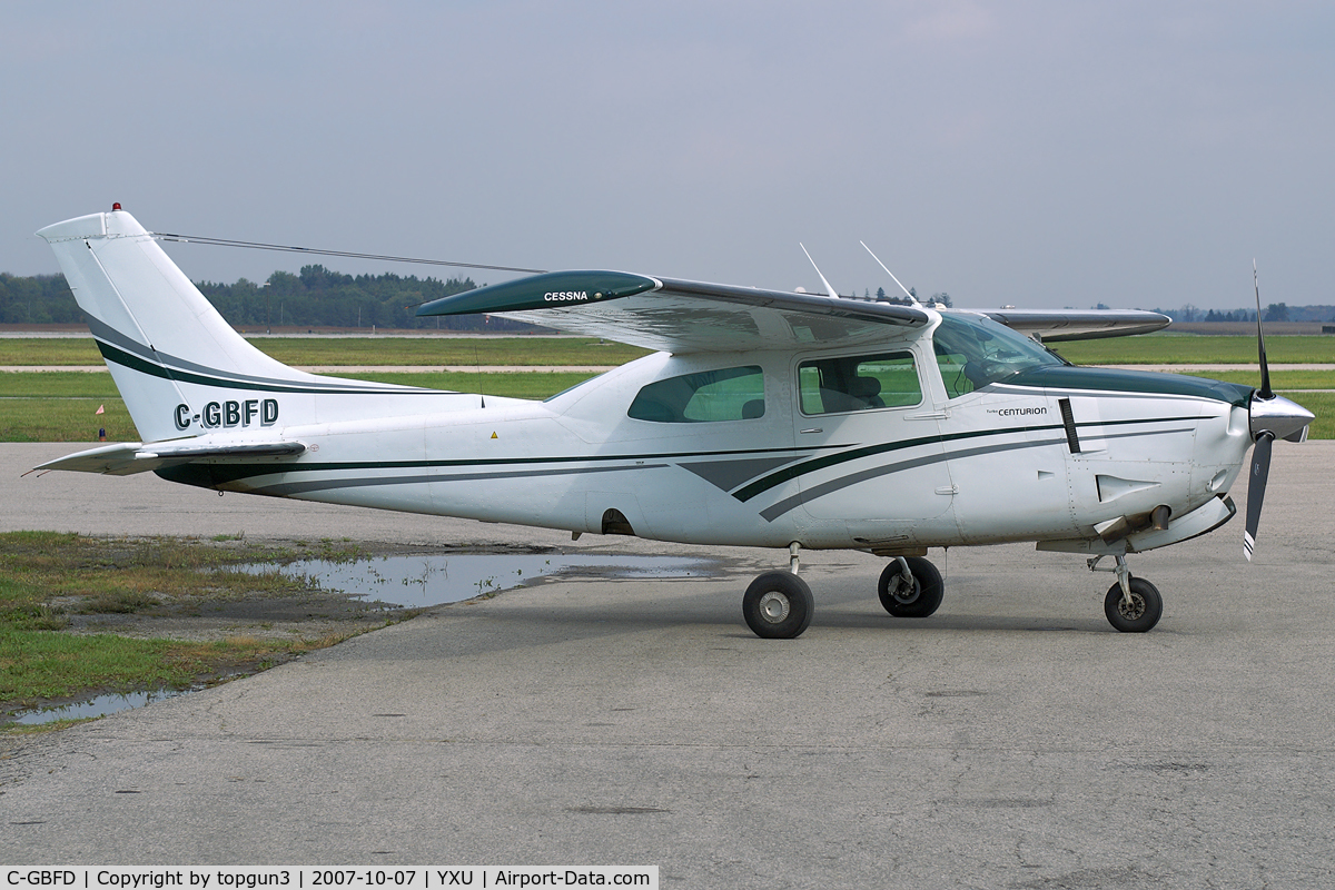 C-GBFD, 1978 Cessna T210M Turbo Centurion C/N 21062680, Parked on Ramp III.