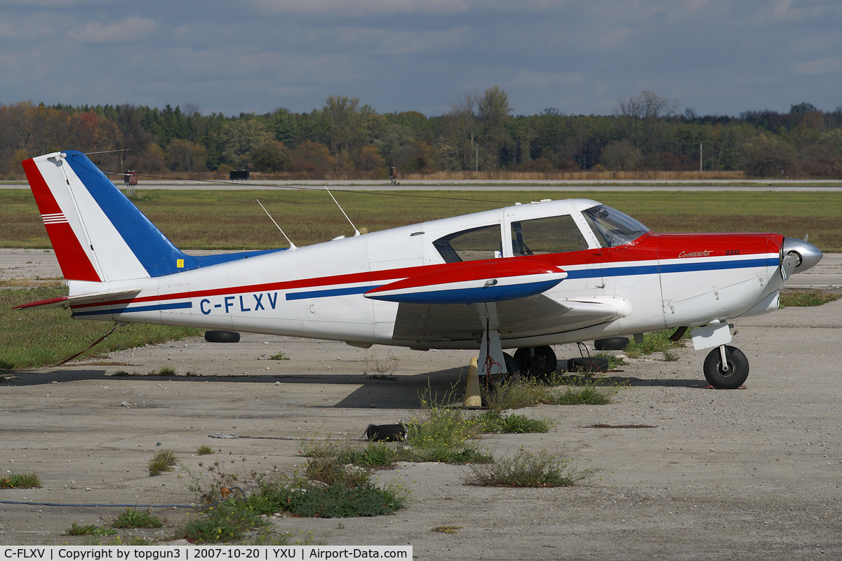 C-FLXV, 1960 Piper PA-24-250 Comanche C/N 24-1814, Parked at SHELL ramp.