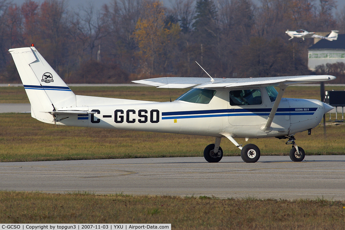 C-GCSO, 1979 Cessna 152 C/N 15282762, Taxiing out for takeoff.