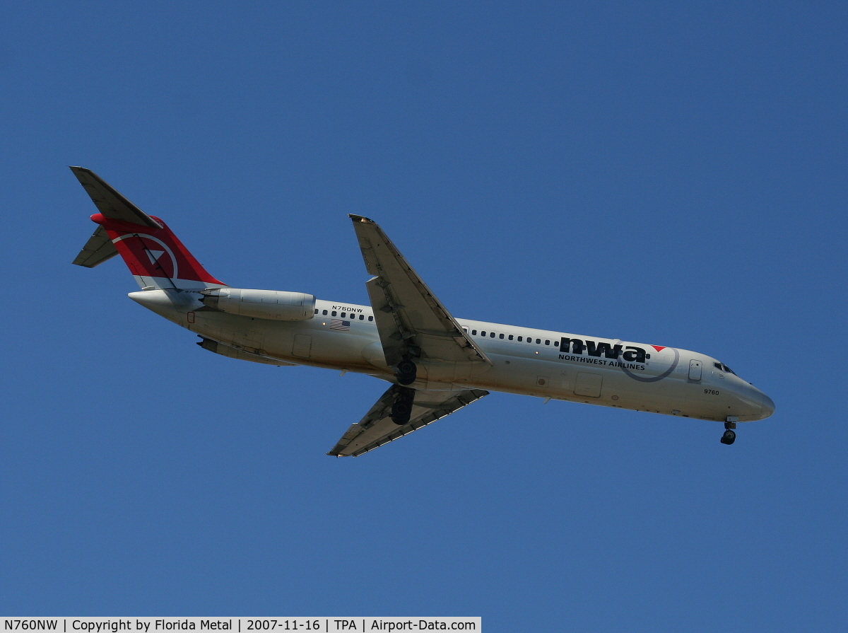 N760NW, 1968 Douglas DC-9-41 C/N 47288, Northwest