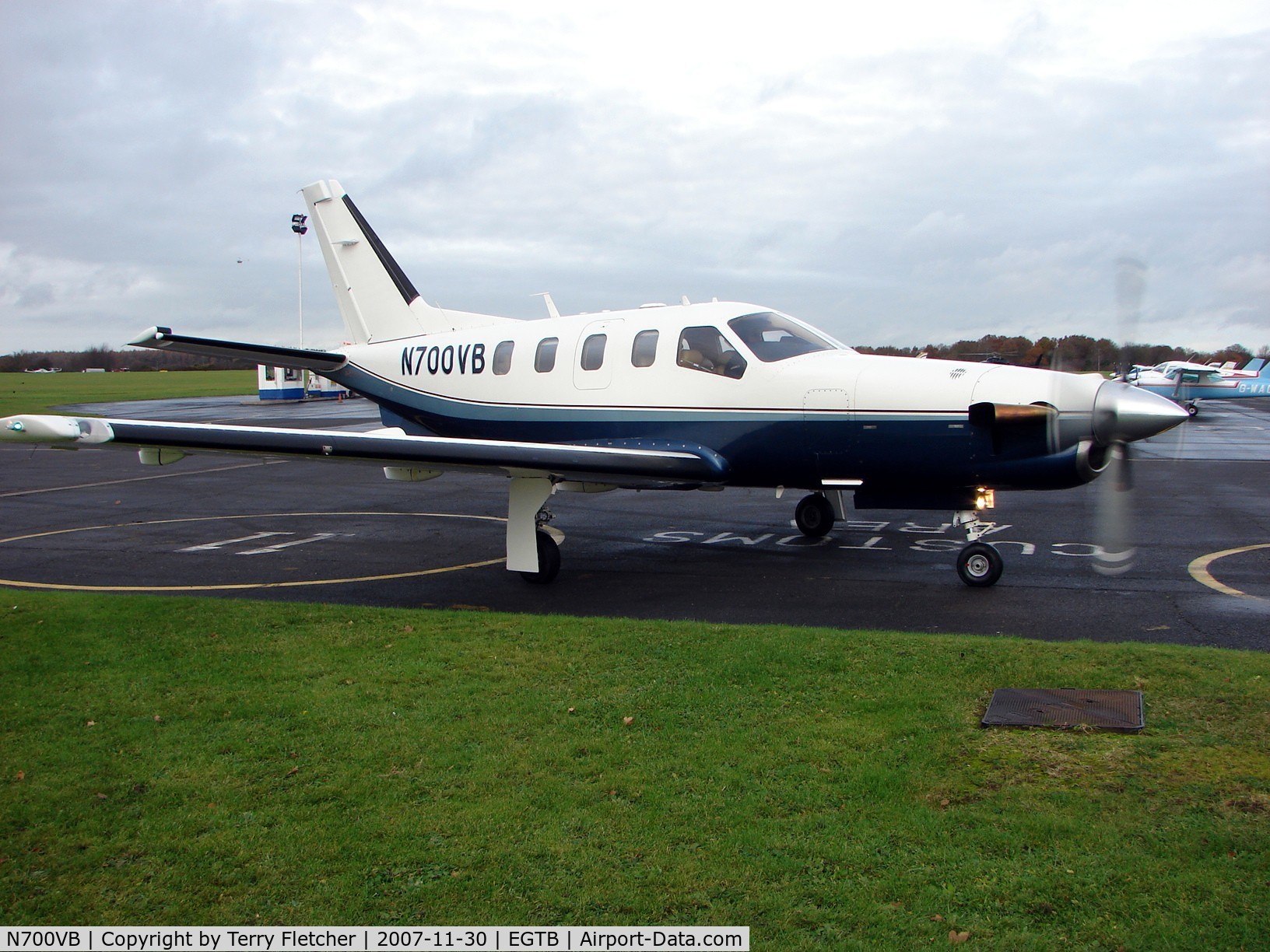 N700VB, 2002 Socata TBM-700 C/N 237, TBM700 at Wycombe Air Park - Booker Airfield