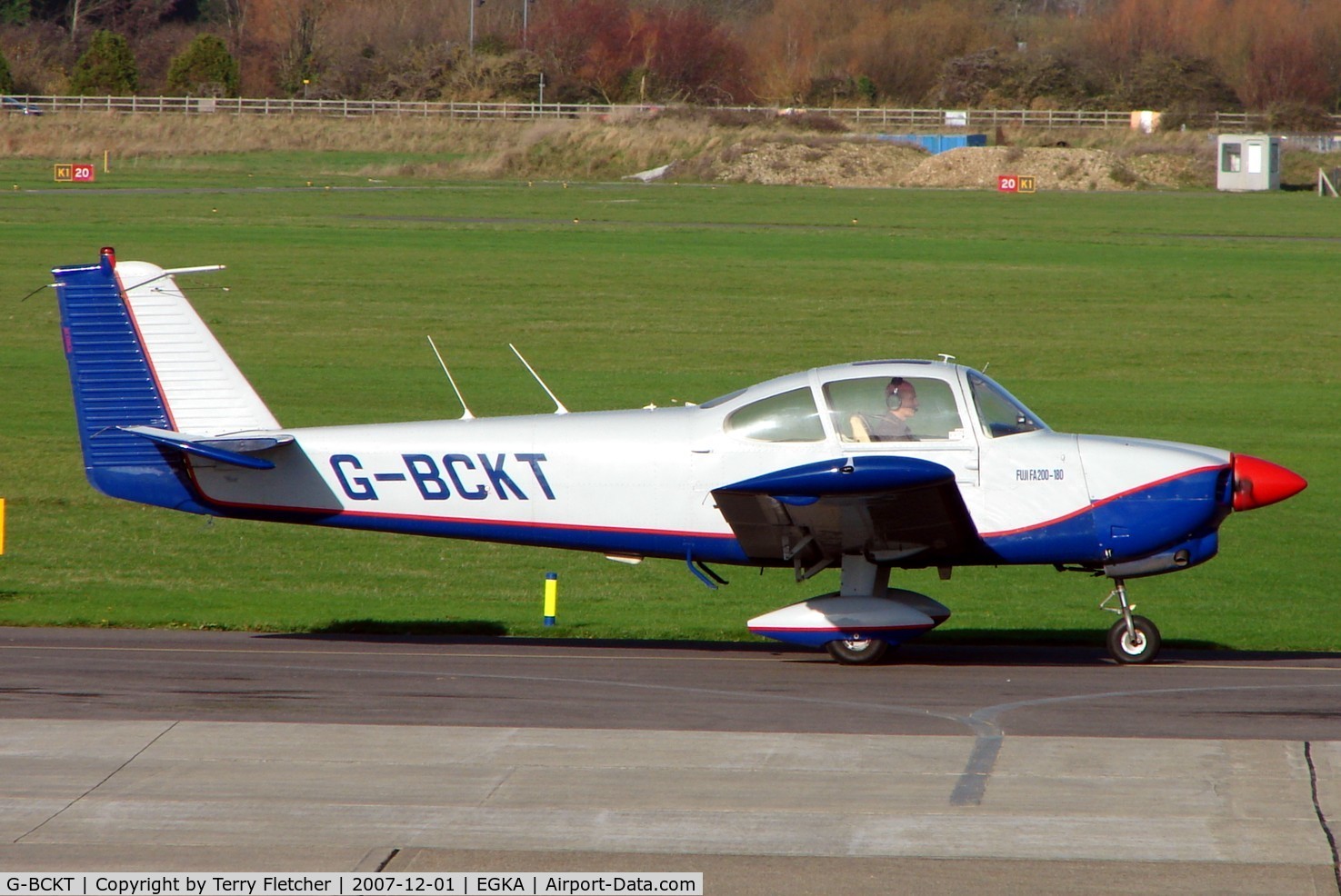 G-BCKT, 1974 Fuji FA-200-180 Aero Subaru C/N 251, Fuji 200 at Shoreham Airport