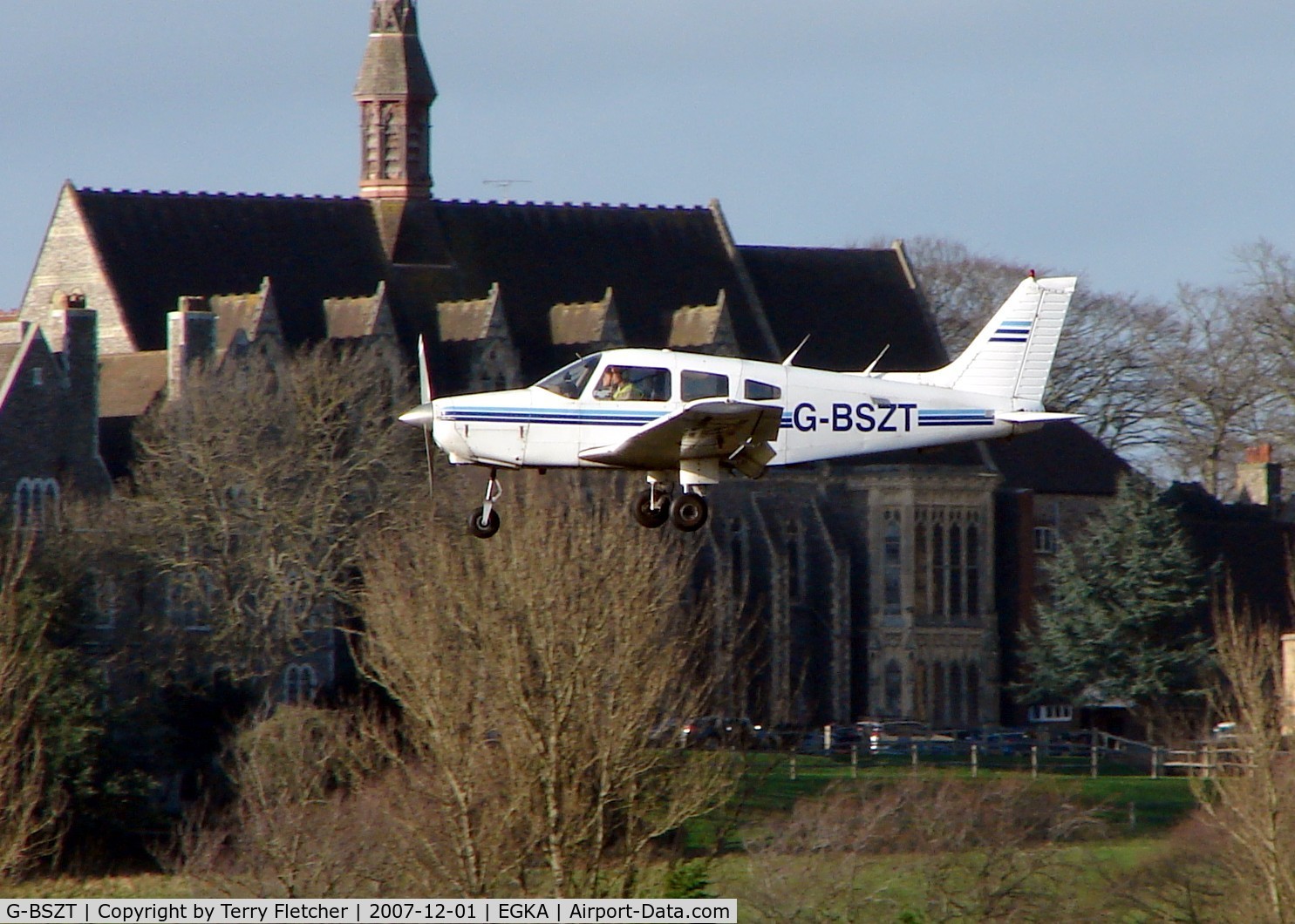 G-BSZT, 1981 Piper PA-28-161 Warrior II C/N 28-8116027, Pa-28-161 at Shoreham Airport