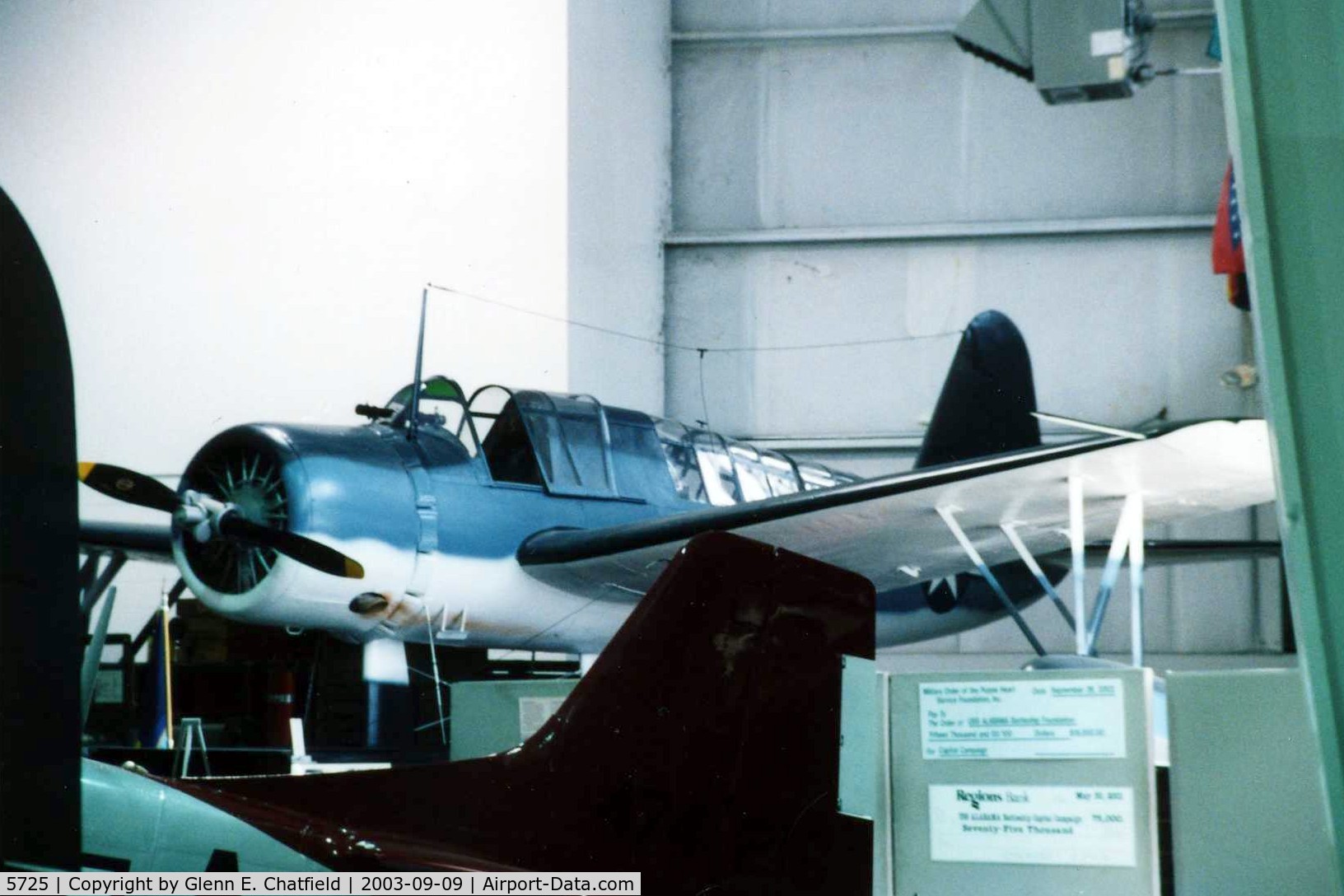5725, 1942 Vought OS2U-3 Kingfisher C/N CV59250, NAF builtOS2U-3 Kingfisher, at the Battleship Alabama Memorial
