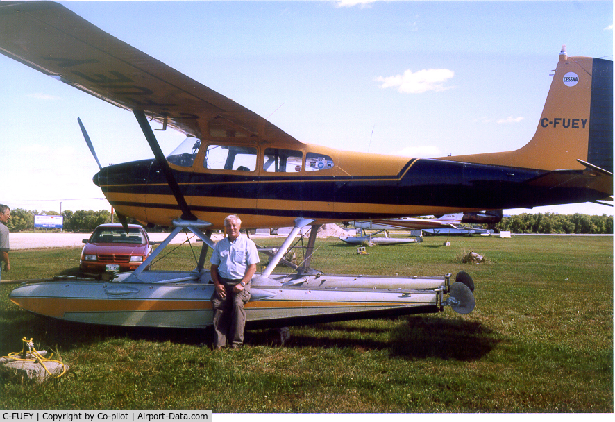 C-FUEY, 1966 Cessna 180H Skywagon C/N 18051668, FUEY at Selkirk, Manitoba, Canada
